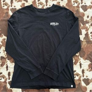 Hurley Men's Classic Black Long Sleeve Tee